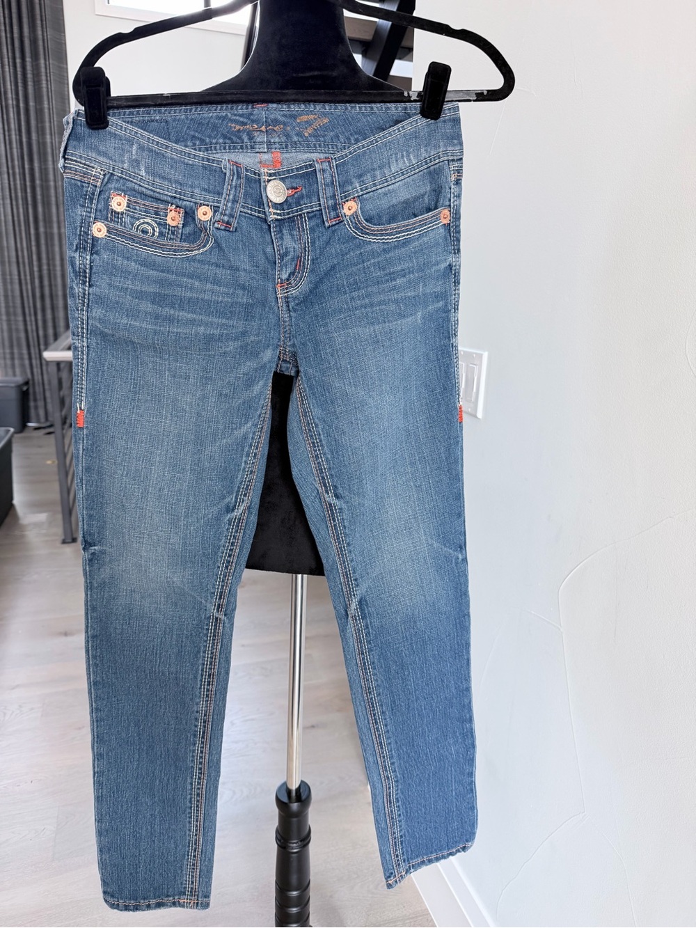 Seven Y2K Women’s Mid Blue Slim Jeans size 28